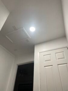 Drywall Repair Stairwell Ceiling in Beaverton