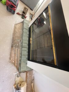 Fireplace Tiling and Mantle Installation in Portland