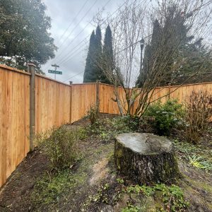 Cedar Fence Replacement in Beaverton